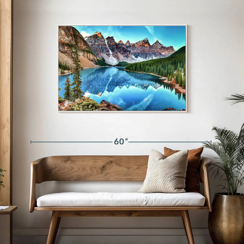 Parc national, Cadre flottant blanc, 43 po x 29 po