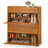 7-Tiers Bamboo Shoe Rack with Door, 36 Pairs Organizer Storage Shoes Shelf Cabinet for Hallway