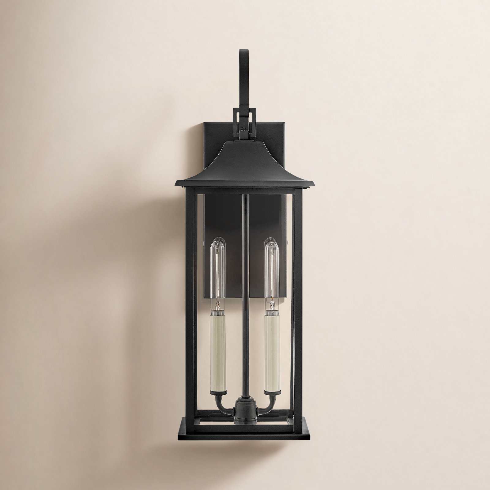Dondi 2 Light Outdoor Aluminum Wall Light