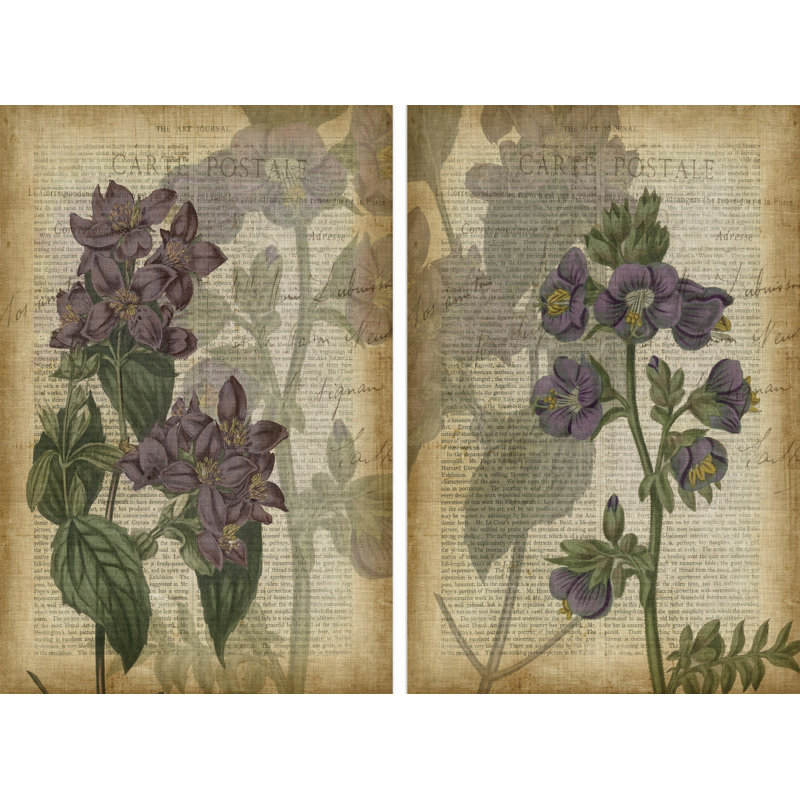 2 - Pieces Modern & Contemporary, 24" H x 16" W x 1.5" L