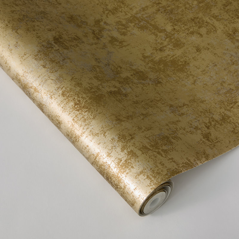 Selah 33' L x 20.5" W Peel and Stick Wallpaper Roll, Gold