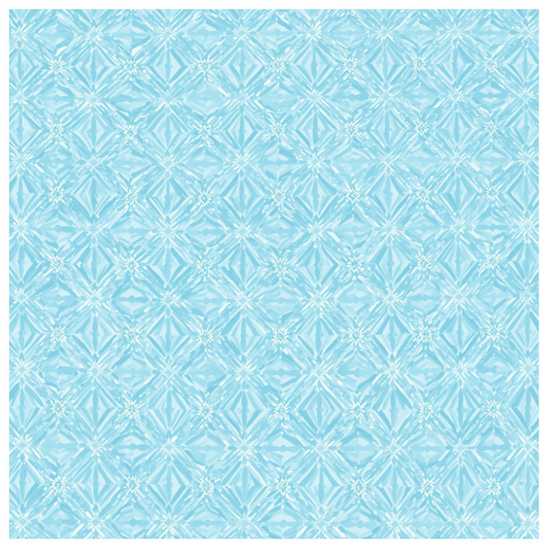 Light Blue Geometric Pattern Double Sided Throw Pillows, 20 x 20 inches