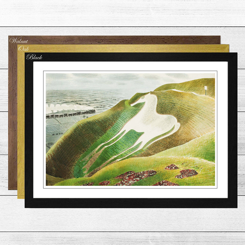 Eric Ravilious - Single Picture Frame Painting, Walnut