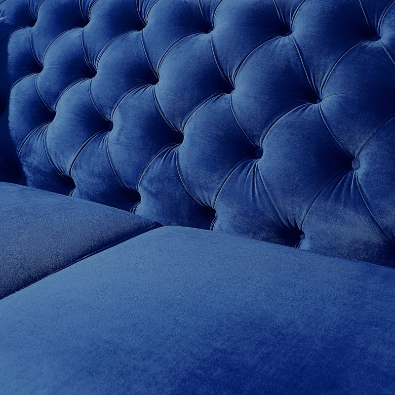 Fauteuil rembourré Modern, Bleu