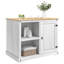 Solid Wood Kitchen Island-1001991326