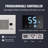 VEVOR VEVOR Quiet Register Booster Fan White Oscillating Wall Mounted Fan Fan with Remote Included-93534036-93534039