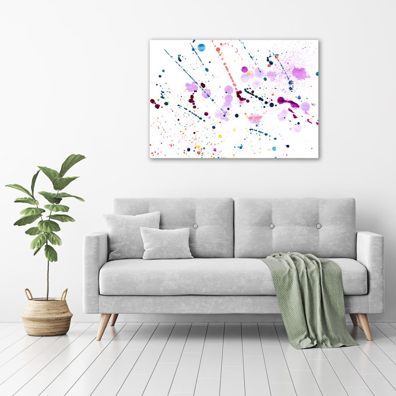 Abstract Stains - Wrapped Canvas Print