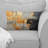 Gold Grey Gleaming Geometry I - Abstract Collages Printed Throw Pillow