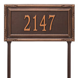 Gardengate Personalized Grande 1-Line Lawn Address Sign