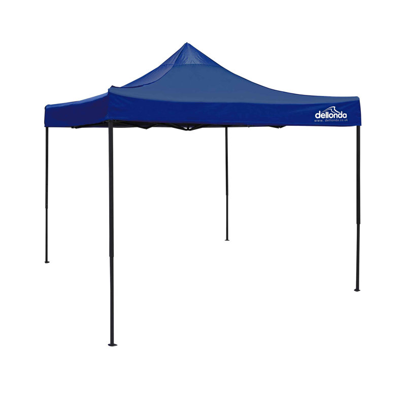Premium 3m x 3m Steel Pop-Up Gazebo, Blue