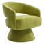 Upholstered Swivel Armchair-2037472830