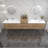Moreno Bailey 113.5'' Double Bathroom Vanity with Acrylic Top-87461152