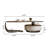 Leaf-Shaped Coffee Table with 2 Drawers, Walnut Wood Grain Center Table for Living Room