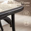 Allexandria Modern Rattan Bench with Wooden Legs Benches-567460754