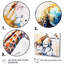 Giraffs qui court - 3 pièces sur toile-87930427-87930428