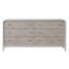 70" Immersion 6 Drawer Burl Front Dresser