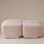 Canapé-lit double convertible pliable, rose, la partie droite du produit complet.-2063992913