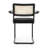 Boucle Low Rattan Back Arm Chair-93021591