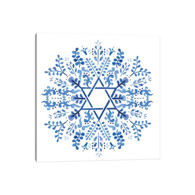 " Indigo Hanukkah I " by Victoria Borges