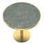Table bistro ronde de 31,5 pouces avec plateau en faux marbre et plateau en métal robuste, facile à assembler, diamètre de la structure en métal robuste-621375938