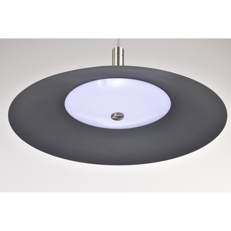 Vicente - LED Pendant - 3K/4K/5K CCT Selectable, 152" H x 18" W x 18" D, Brushed Nickel