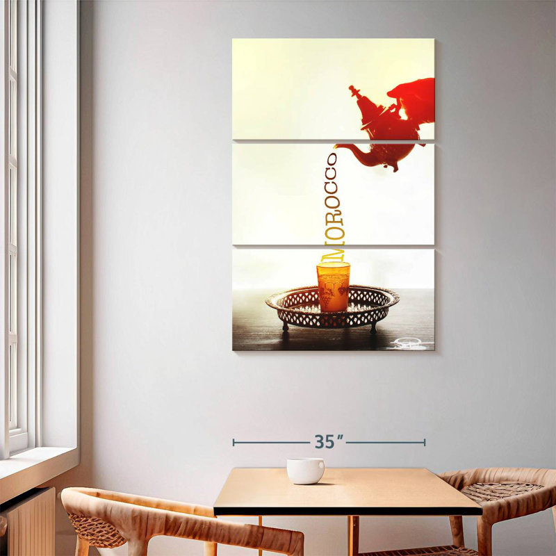 Moroccan Tea, 65" H x 42" W