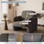 Chaise d'appoint moderne avec structure en bois, fauteuil rembourré pour le salon et la chambre à coucher, fauteuil de lecture confortable-193470172