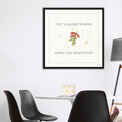 « christmas minnies iii : under the gui » par "pela studio, reproduction d’impression sur toile tendue