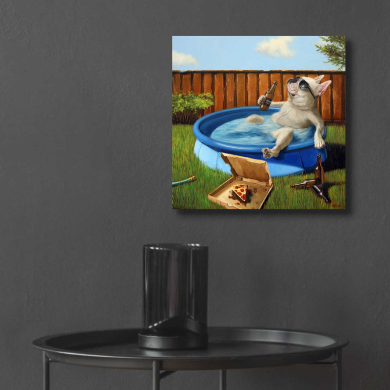 «When Humain Is Away» par Lucia Heffernan, art mural en verre acrylique, H 12 po x l 12 po x P 0,13 po