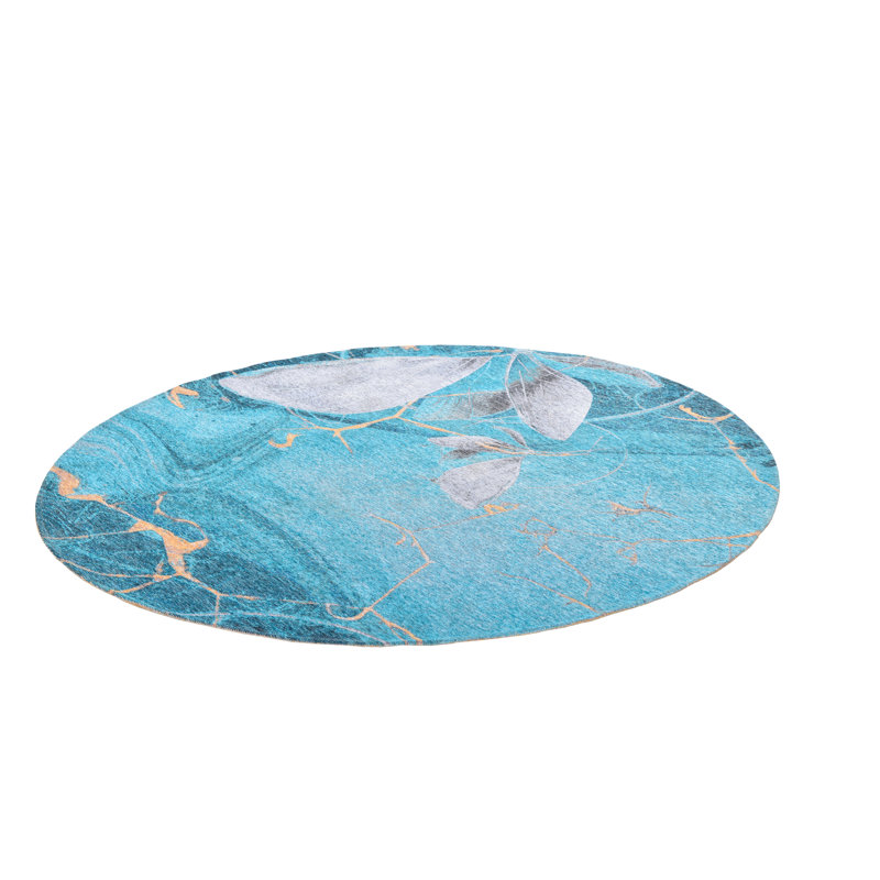 Cosima Abstract Machine Woven Area Rug, Round 160cm