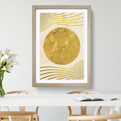 Golden Sun - Picture Frame Graphic Art