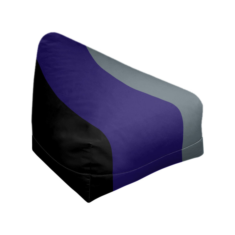 Fauteuil à billes Washington, Noir / Mauve / Gris, 27 po x 27 po x 30 po