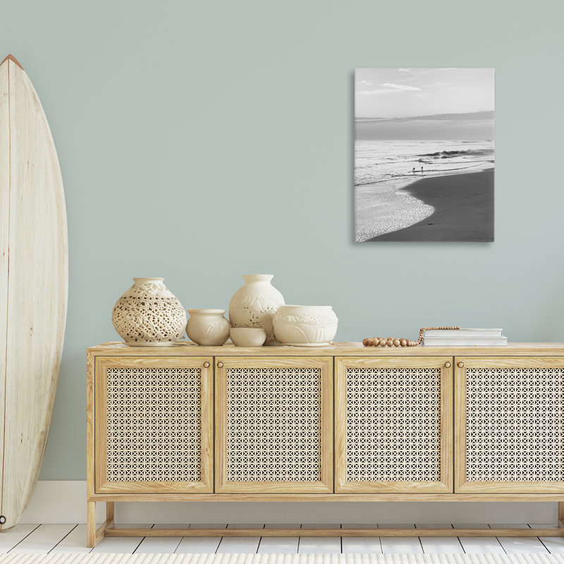  Art mural sur toile Evening Beach Stroll par Graffi * Tee Studios, H 30 po x l 24 po