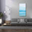  «Wavy 2» par Alicia Ludwig, art mural sur toile, 30 po x 60 po