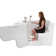 52'' x 30'' Walk-in Acrylic Bathtub with Faucet