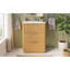 Meuble-lavabo de luxe moderne 24 po avec lavabo en céramique, armoire de salle de bain avec tablette ouverte et rangement fermé