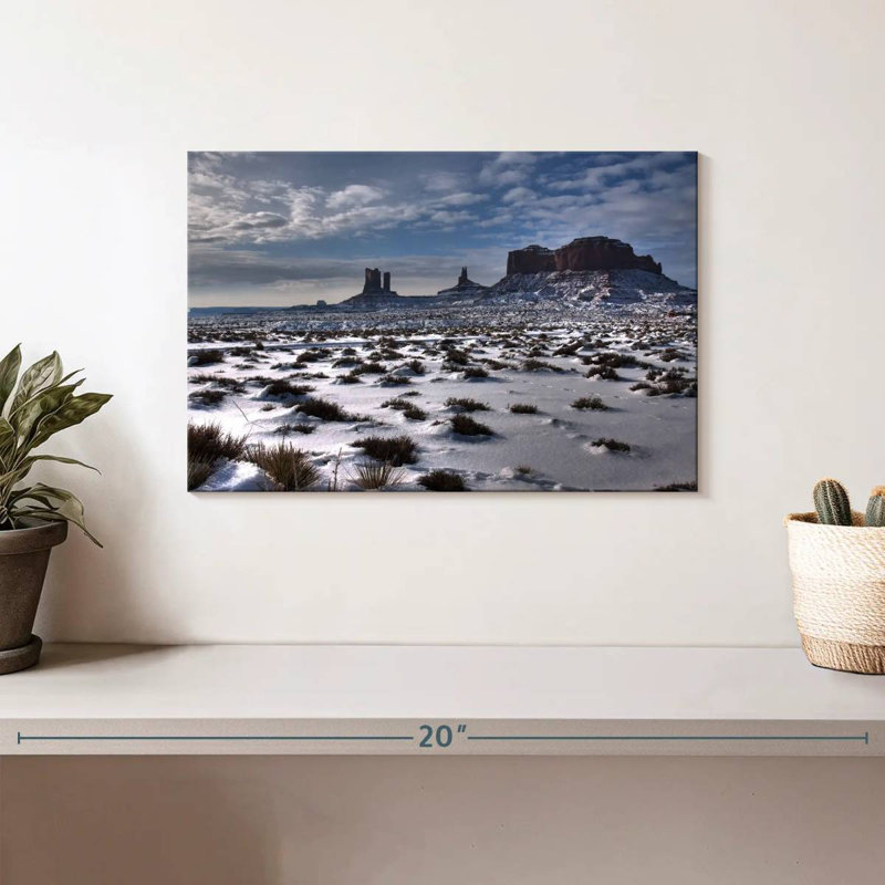 Nicci Winter In Arizona, 8" H x 12" W