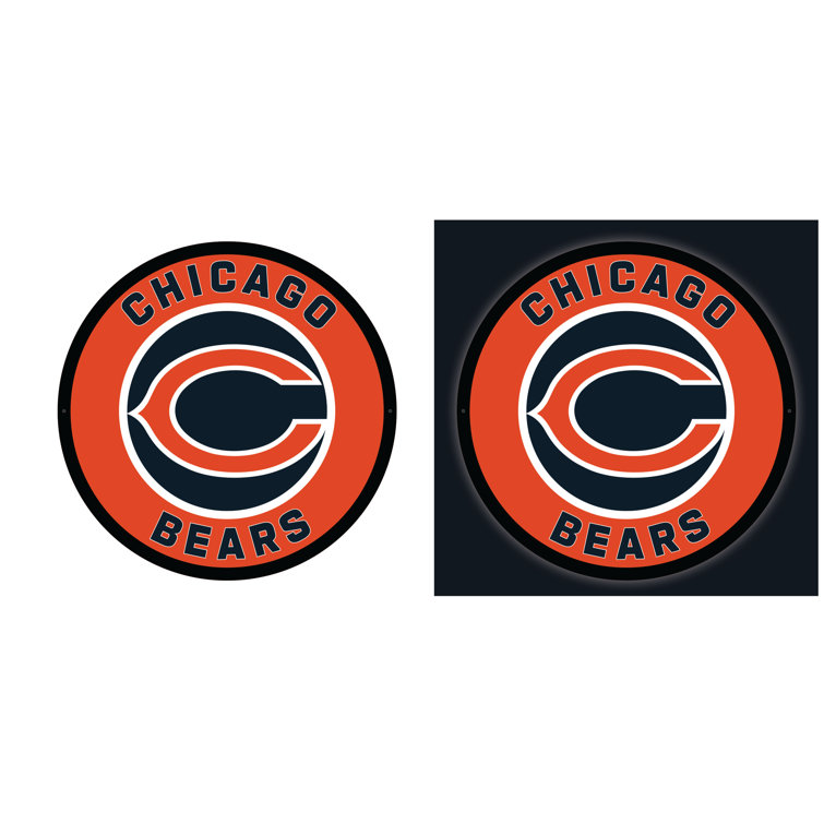 Evergreen Chicago Bears Round 23 in. Plug-in LED Lighted Sign