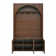 Classic Brown MDF 48.7 Inch Farmhouse Hall Tree Coat Rack, Freestanding All-in-One Entryway Storage Organizer