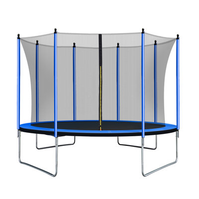 Trampoline ronde pour la cour de 10 pi avec enceinte sécuritaire