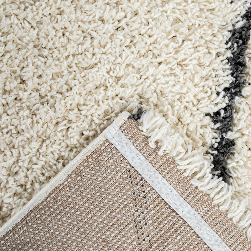 Tapis crème / ivoire Giacinto, Rectangle 3 pi 11 po x 5 pi 7 po