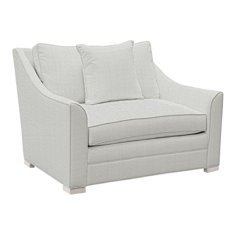 Chaise Nicholas, Callaloo coton, Gris colombe