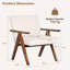 Upholstered Linen Accent Chair