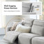 Fauteuil inclinable électrique surdimensionné sans mur Majida-988476996