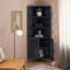 Armoire de rangement en coin Channing avec 2 portes-105326819