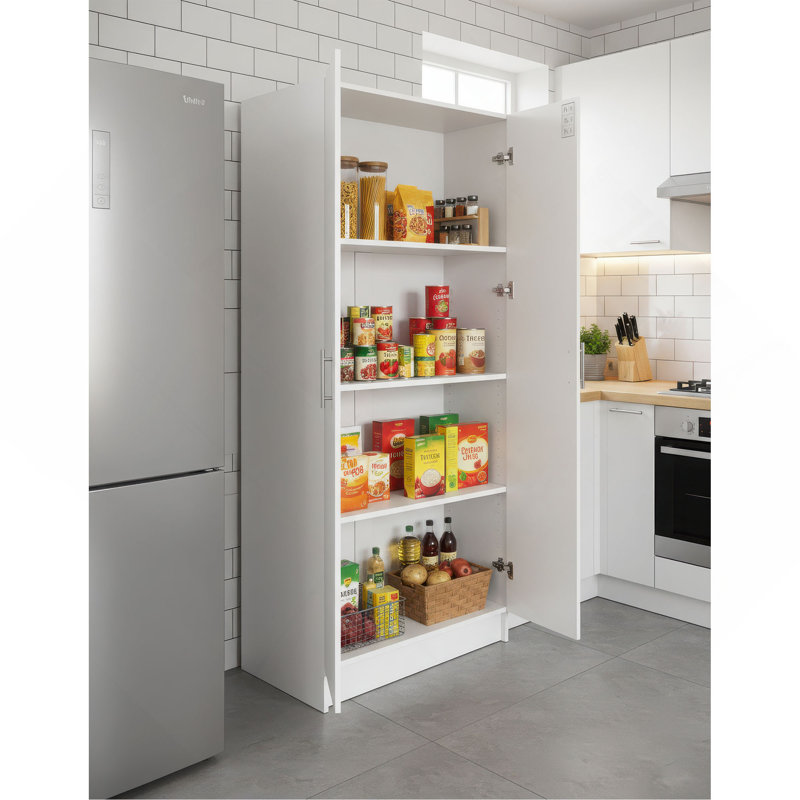 Modex Multi-Purpose Utility Storage Cabinet (3-Piece Set), White
