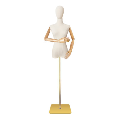 Sharewin Dress Form Two Wooden Hands