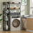 Pouya Adjustable Freestanding Over The Toilet Storage with 4 hooks & 2 Drawers - 7 Tier-1422673260