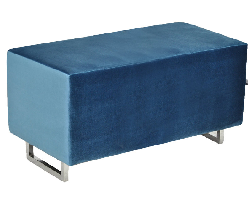 Pepi Upholstered Bench, Blue