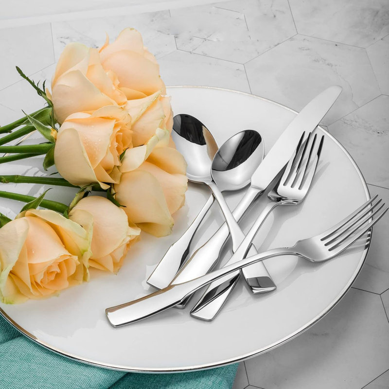 65 Pieces Of Silverware Tableware Set